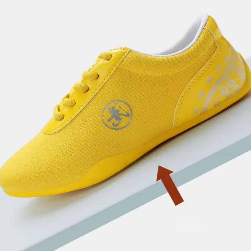 XIHAHA Canvas Kung Fu Shoes Martial Arts Tai Chi Taekwondo Wu Shu Karate Sport Shoe Couple Sneakers Adult Shoes Large Size 27-46