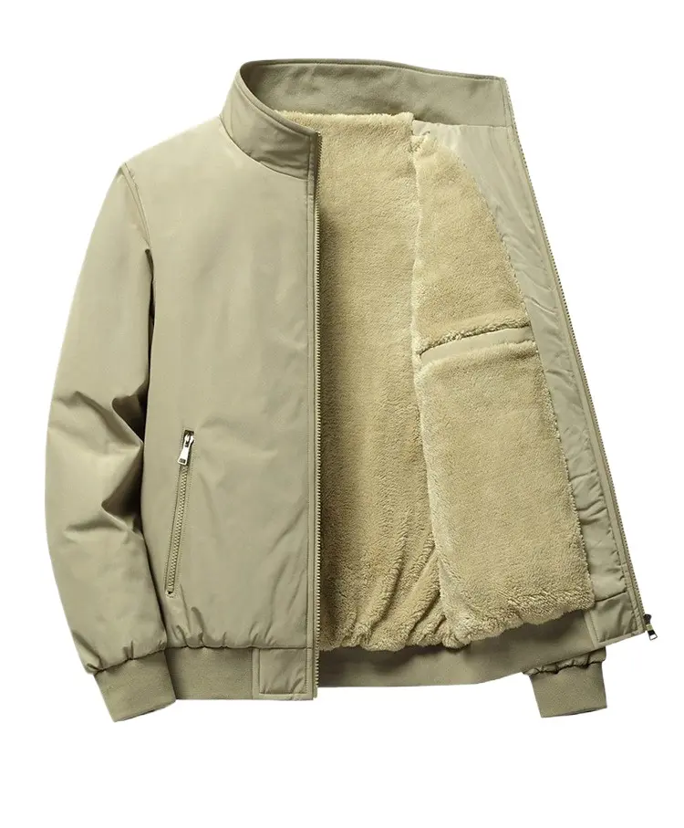 Size 8XL New Winter Men Fleece Warm Dowm Jackets Male Stand Collar Solid Business Casual Thicker Parkas Spring Slim Fit  Coats