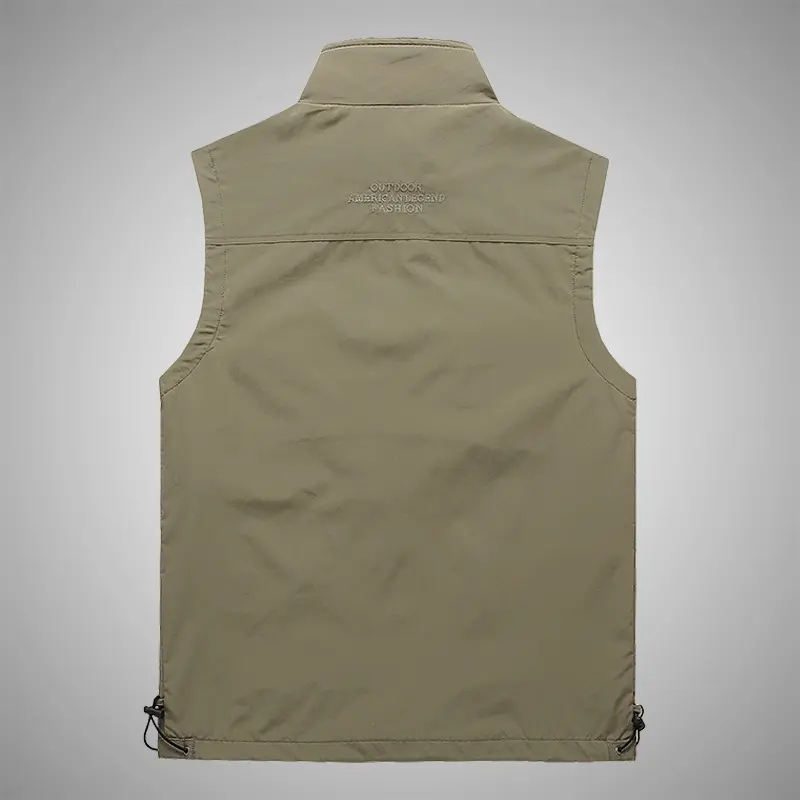 Men Mesh Waistcoats Outdoor Climbing Vests Jackets Multi-pocket Fishing Photography Vests Men Mesh Breathable Vests Coats 6XL