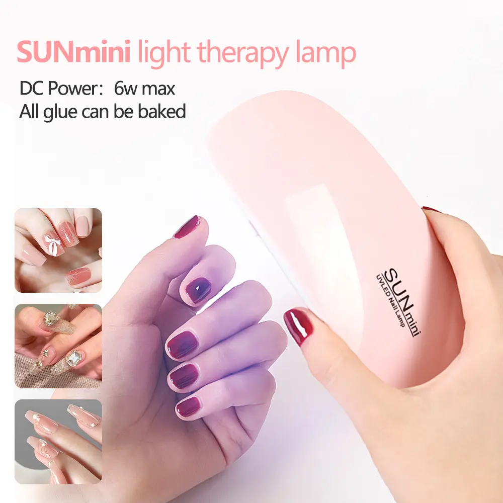 LINMANDA Mini LED Light Fast Curing Flash Cure Lamp USB Interface Folding Design Personal Manicure Home Travel Use UV Light