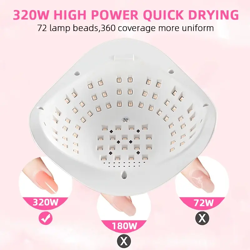 LINMANDA SUN X20 MAX Nail Dryer Machine 72LEDS LED/UV Lights For Nails Gel Polish Drying Lamps With Timer Auto Sensor Equipment