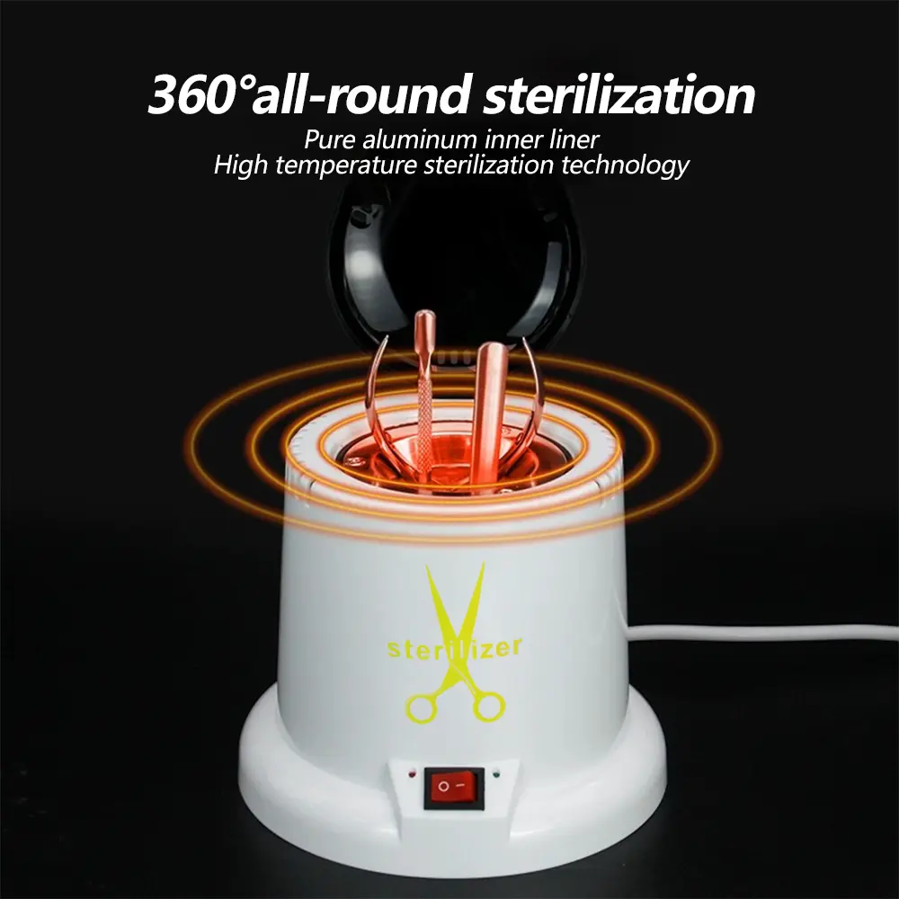 LINMANDA Nail Art Sterilizer Disinfect Machine Home Beauty Salon Equipment Cleaner Cleaning Machine for Nail Tools Nail Salon