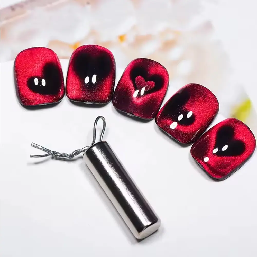 LINMANDA Nail Cat Eye Magnetic Rods kit 3D Nail Art Magnetic Bar Double Head Magnetic Pen UV Gel Enthusiasts Nail DIY Tools