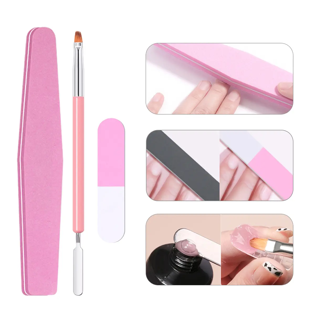 LINMANDA Professional Nail Dryer Kit with Nail lamp Nail Polishing Grinder Nail Files Nail Pen for Nail Artists and Beginners