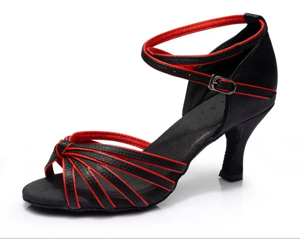 Hot Selling Women's Tango/sandals/Latin Dance Dancing Shoes Heeled Salsa Professional Dancing Shoes for Girls Ladies Woman