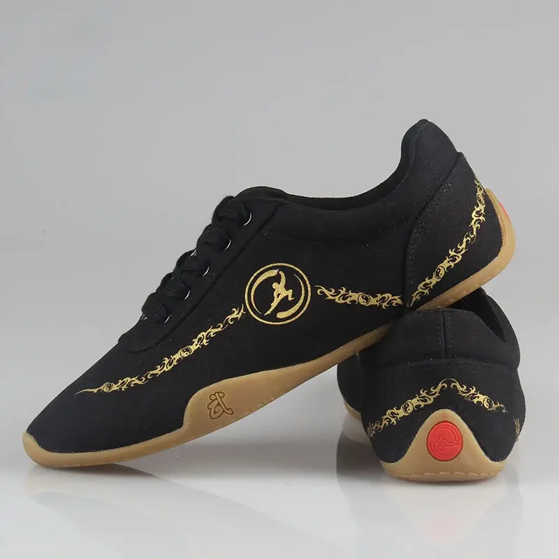 XIHAHA Male Canvas Couple Kung Fu Tai Chi Shoes Martial Art Shoe Man Sneakers Soft Non Slip Free Flexible Sole Men Women Shoes