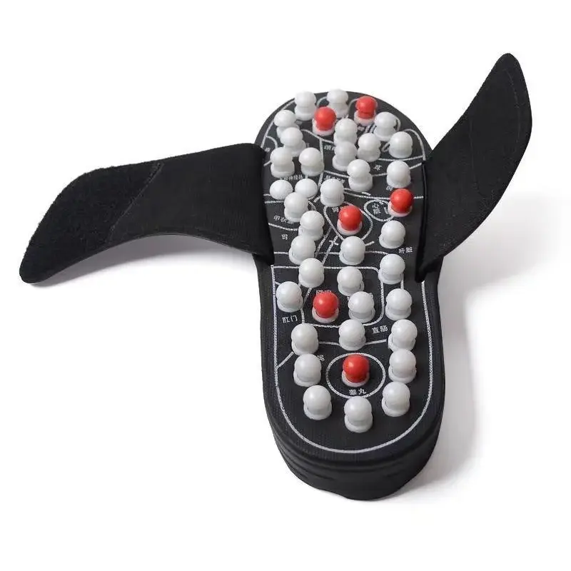 XIHAHA Spin Acupoint Massage Slippers Sandal for Men Women Feet Chinese Acupressure Therapy Medical Rotating Foot Shoes