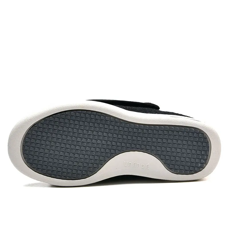Fashion Walking Shoes Winter Velvet Orthopedics Wide Feet Swollen Shoes  Eversion Adjusting Soft Comfortable Diabetic Shoes