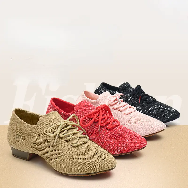 XIHAHA Women's Dance Training Shoes Professional Teacher Latin Dance Shoes Indoor Outdoor Square Jazz Ballroom Dance Shoes Women