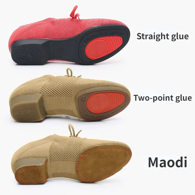 XIHAHA Women's Dance Training Shoes Professional Teacher Latin Dance Shoes Indoor Outdoor Square Jazz Ballroom Dance Shoes Women