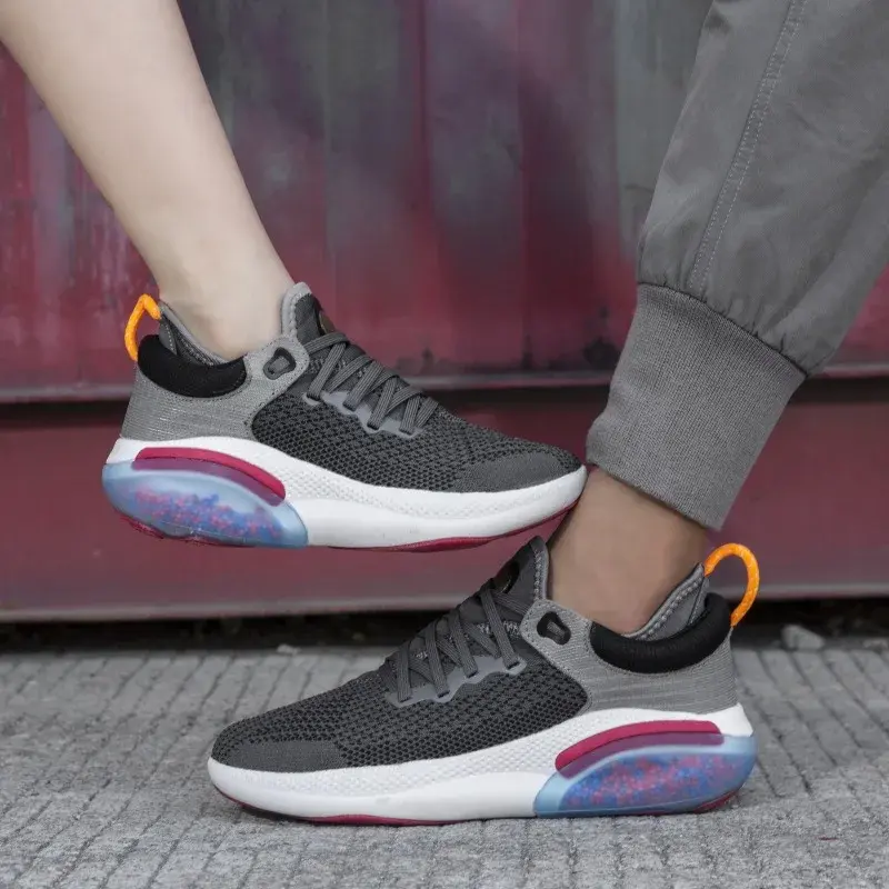 Granule Air Cushion Couples Sneakers Unisex Light Breathable Running Comfortable Mesh White Walking Shoes Women Tenis Masculino