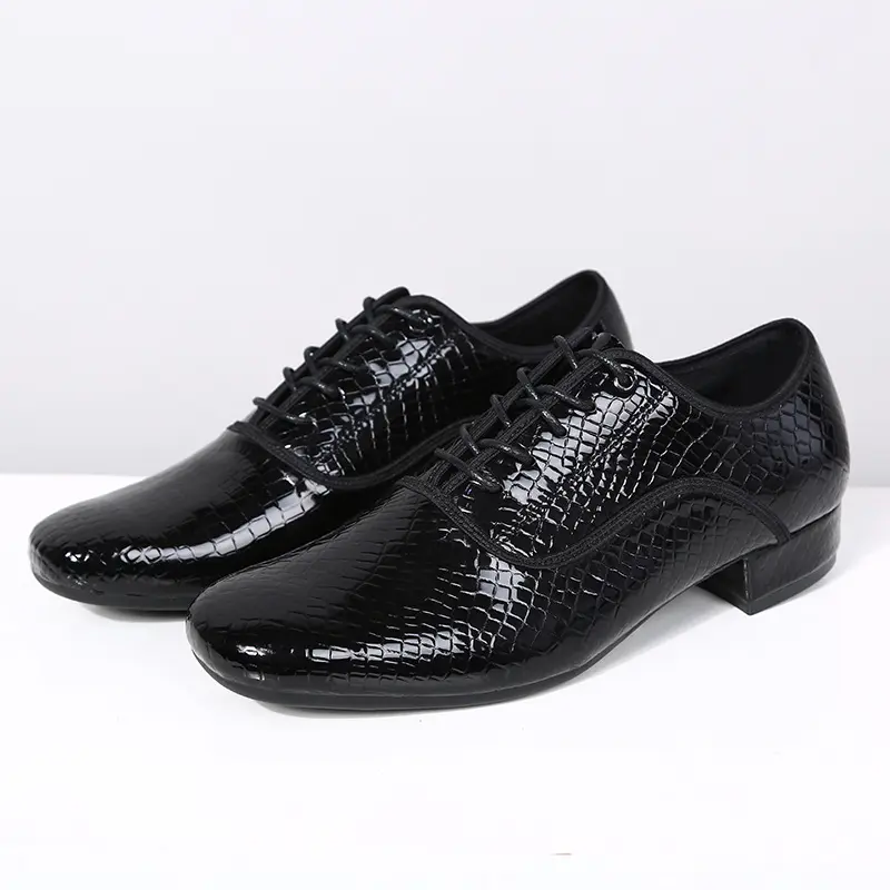XIHAHA Fashion Men's Latin Dance Shoes Leather Ballroom Tango Man Latin Dancing Shoe for Male Boy Shoes Sneaker Jazz Shoes
