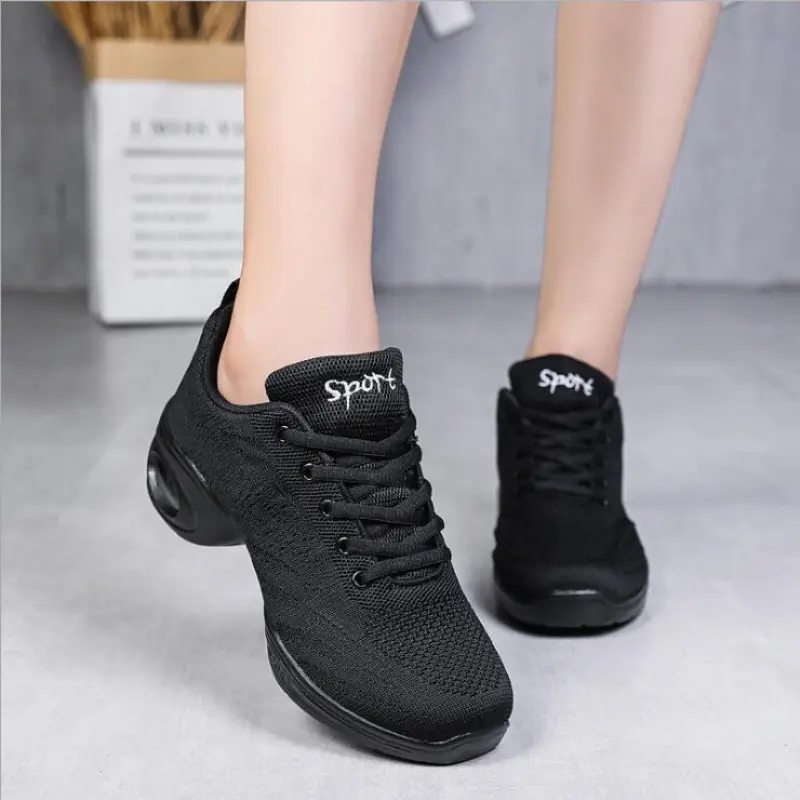 XIHAHA Women Dance Practice Shoes Design Dance Shoe for Woman Soft Sole Modern Dance Shoes Mesh Ladies Dance Trainers Sneakere
