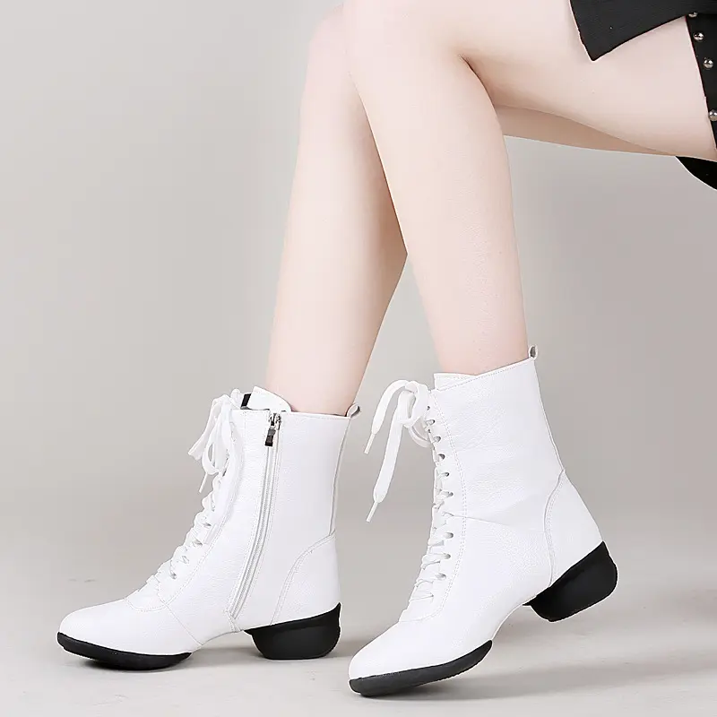 High Quality Fashion Dancing Boots Women Jazz Dance Shoes Soft Women's Ballroom Modern Dancing Shoes Ladies Dance Boots Sneakers