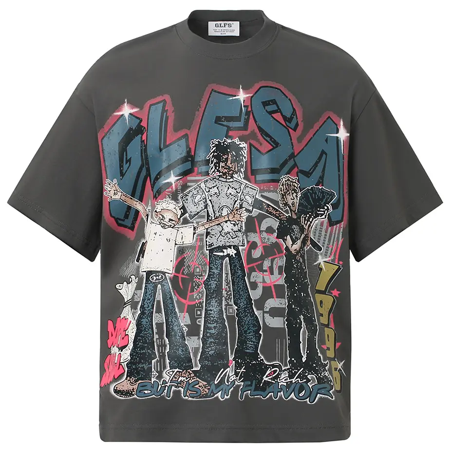 Streetwear Hip Hop T-shirts Harajuku Oversized Graphic T Shirts Summer Loose Casual Tee Tops