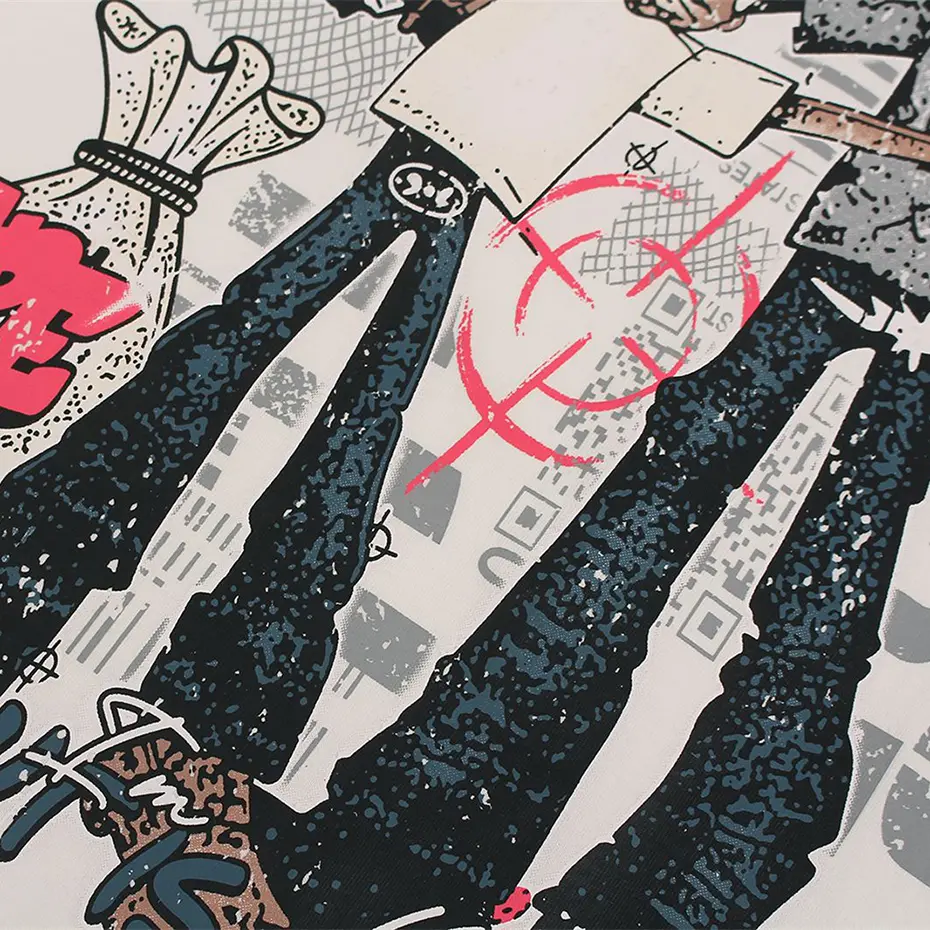 Streetwear Hip Hop T-shirts Harajuku Oversized Graphic T Shirts Summer Loose Casual Tee Tops