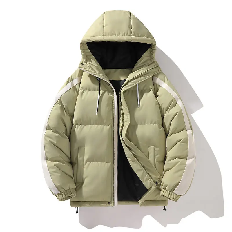Men Hooded Casual Short Down Jackets New Fashion Man Winter Coats Quality Male Thicker Warm Solid Parkas Couple Coats Size 3XL