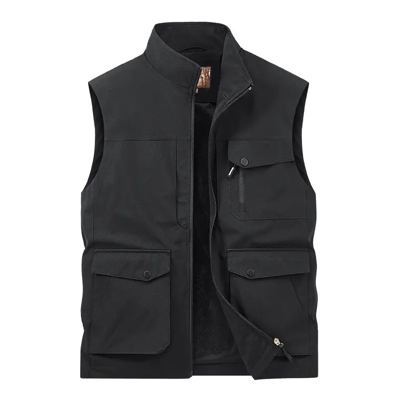 Men Outdoor Multifunctional Cargo Vests New Summer Man Mesh Breathable Waistcoats Fishing Sleeveless Jackets Male Casual Vests 6