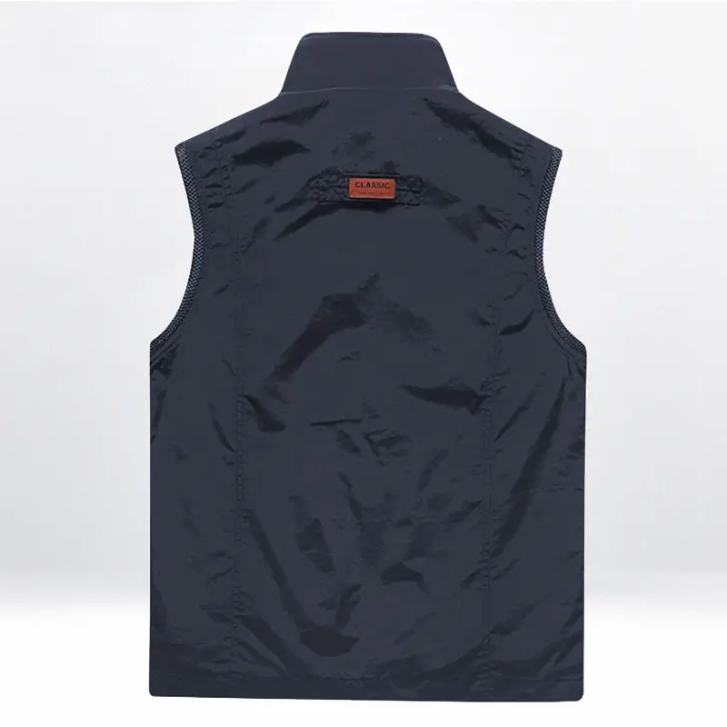 Summer Men Outdoor Cargo Vests Large Pockets Photography Sleeveless Jackets Thin Mesh Breathable Waistcoats Male Casual Vests 4X