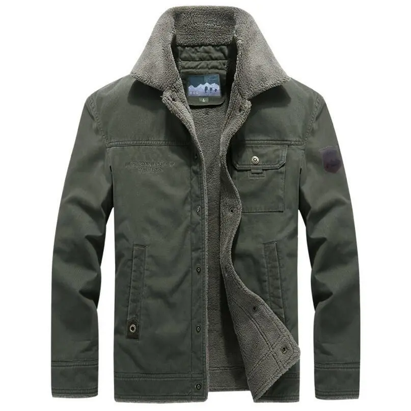Men Winter Jackets Fleece Thicker Warm Coats Good Quality New Men Cotton Casual Down Jackets Outerwear Winter Coats Size 6XL