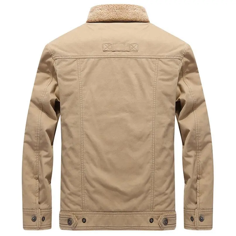 Men Winter Jackets Fleece Thicker Warm Coats Good Quality New Men Cotton Casual Down Jackets Outerwear Winter Coats Size 6XL