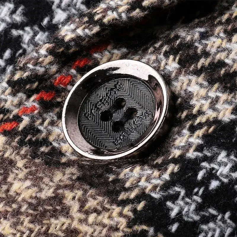 Men Plaid Blazers Suits Jackets New Spring Autumn Male Korean Design Blazers Coats Business Casual Slim Fit Blazers Men Clothing
