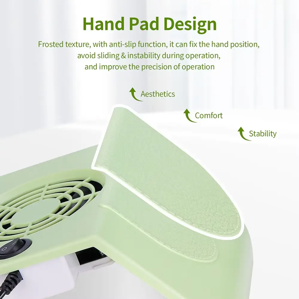 LINMANDA USB Mini Nail Dust Collector With 2 Dust Filter Bags Vacuum Filte Cleaner Strong Power Low Noise Nail Art Tool