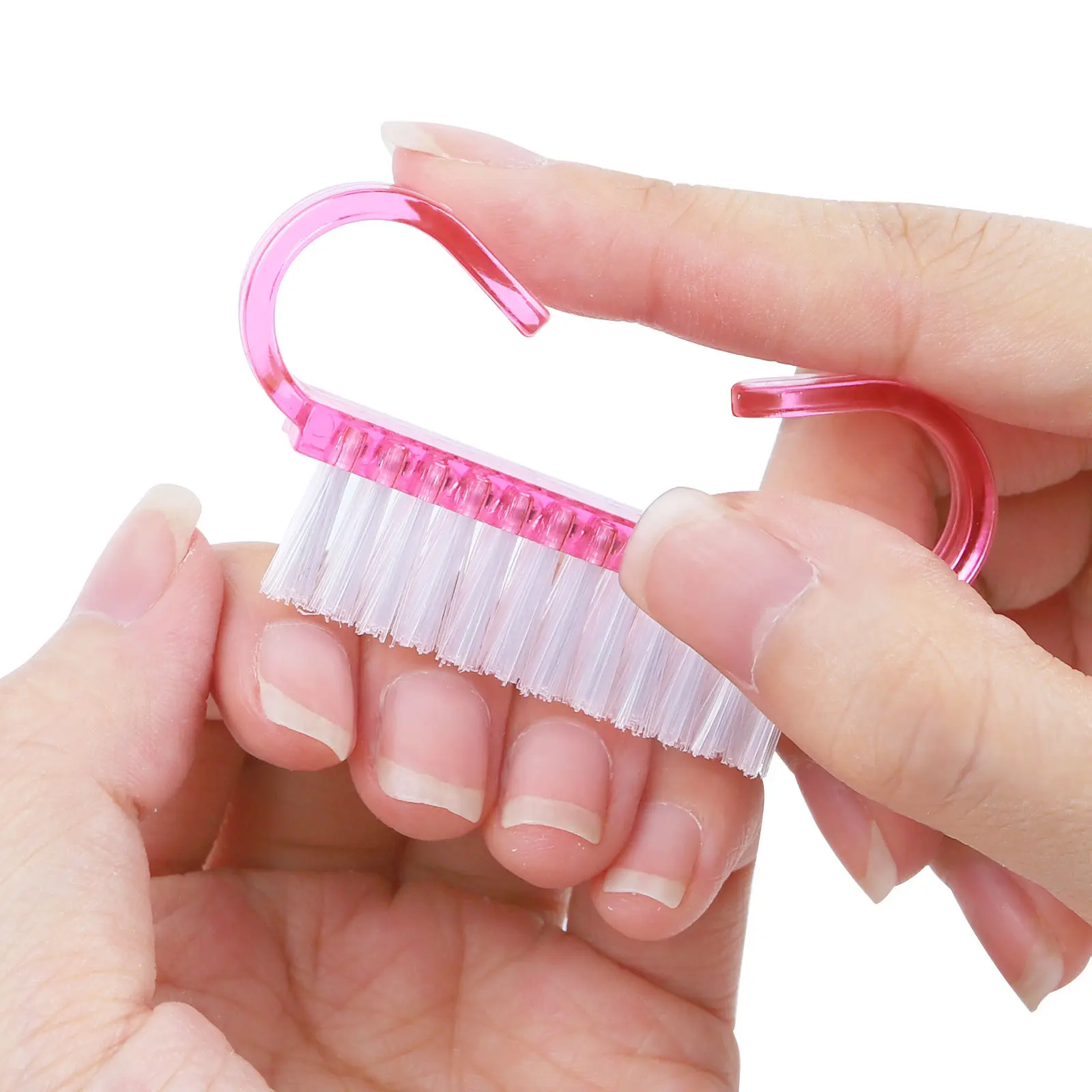 LINMANDA Nail Brushes for Cleaning Fingernails Handle Grip Nail Scrubber Brush Manicure Tools Scrub Brushes Kit Toenail Brush