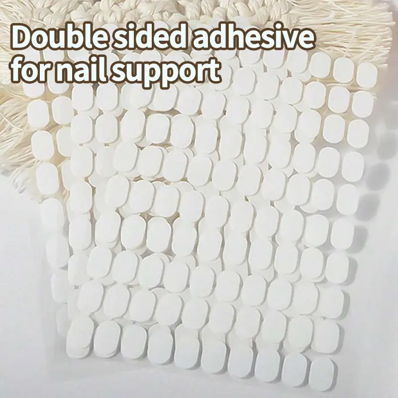 LINMANDA Double Sided Nail Tape Clear Glue Stickers Press on Adhesive Tabs for Art Practice Design Display Stand Display Book