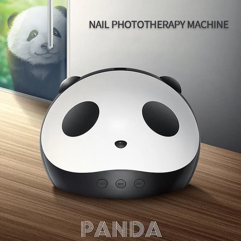 LINMANDA Panda 12 UV LEDs Gel Nail Polish Dryer Lamp 36W Nail Phototherapy Machine Professional Manicure Tool Salon Equipment