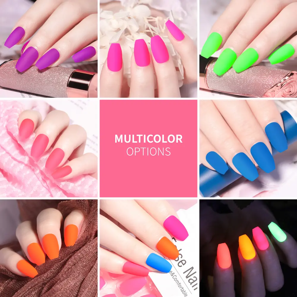 LINMANDA Wearable Press On Fake Nails Tips With Glue false nails design Butterfly Lovely Girl false nails With Wearing Tools