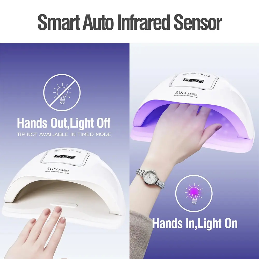 LINMANDA UV LED Nail Lamp Professional Nail Dryer Gel Polish Light UV Nail Light With 4 Timer Nail Polish Curing Gel LED Dryer