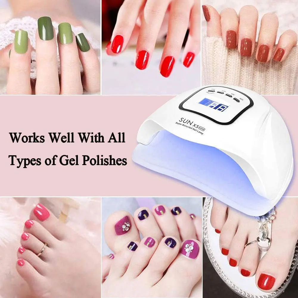 LINMANDA UV LED Nail Lamp Professional Nail Dryer Gel Polish Light UV Nail Light With 4 Timer Nail Polish Curing Gel LED Dryer