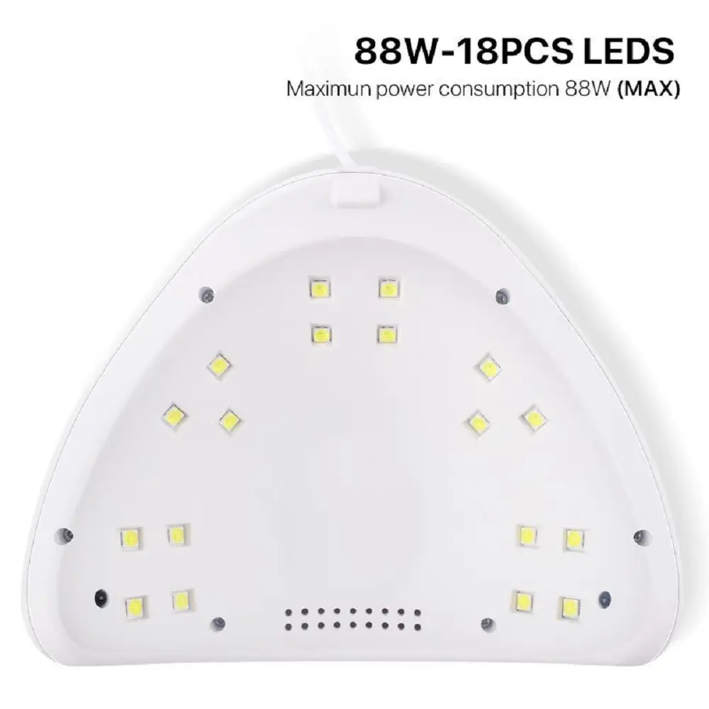 LINMANDA 18 LED UV Lights Nail Drying Lamp Gel Polish Curing Machine Tools Nails Dryer 88W UV Led Lamp For Nails Accessories