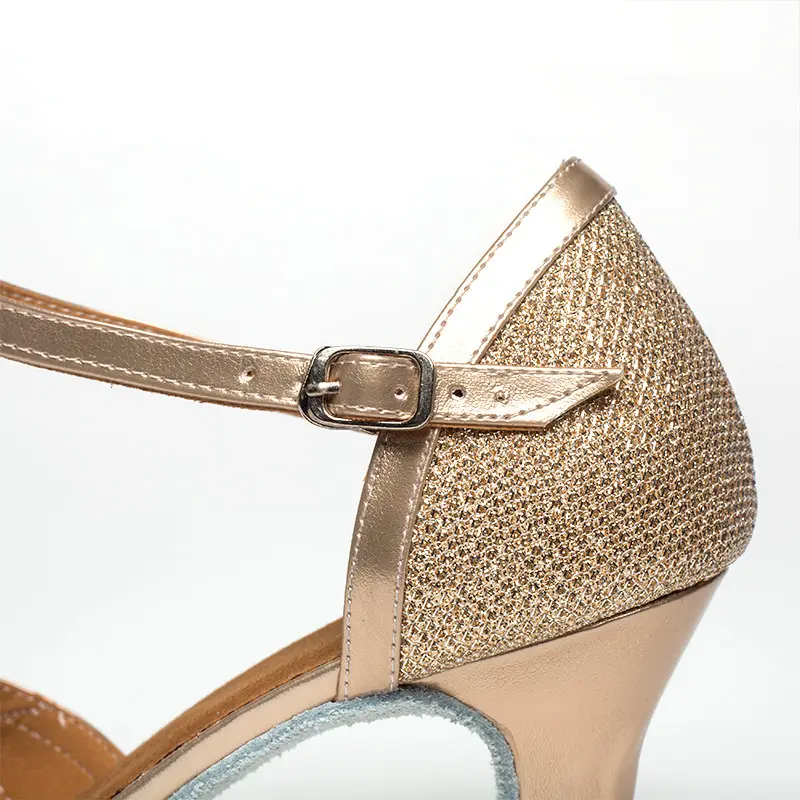 Fashion Ballroom Dance Shoes for Women Glitter Closed Toe Modern Shoe Salsa Ballroom Tango Latin Shoes for Girls Shoes Sandals