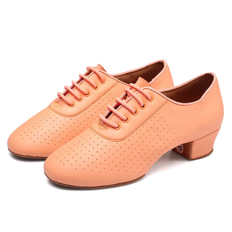Interior Soft Bottom Leather Dance Shoes Woman Ladies Modern  Jazz Latin Sneakers Breathable Female Dancing Fitness Sport Shoes