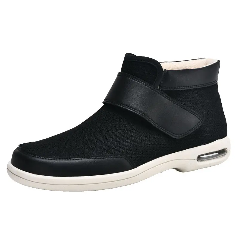 Man Shoes Warm Long Barrel Old People Shoe Senile Wide Feet Swollen Shoe Man Women Eversion Soft Comfortable Diabetic Shoes
