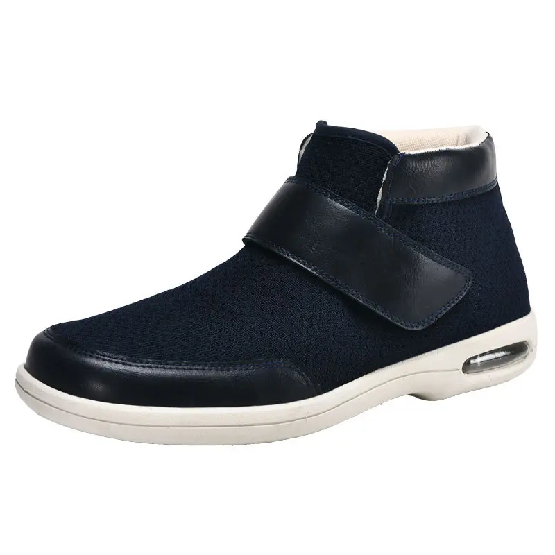 Man Shoes Warm Long Barrel Old People Shoe Senile Wide Feet Swollen Shoe Man Women Eversion Soft Comfortable Diabetic Shoes