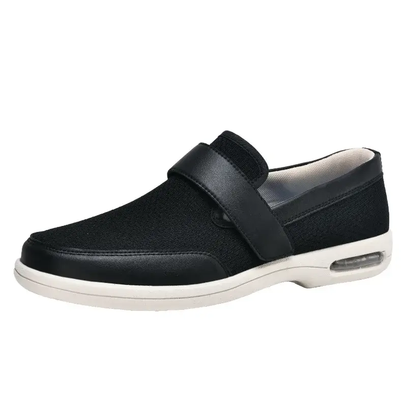 XIHAHA Fashion Couple Orthopedics Wide Feet Swollen Shoes Women Walking Shoe Thumb Eversion Comfortable Sneakers Diabetic Shoes