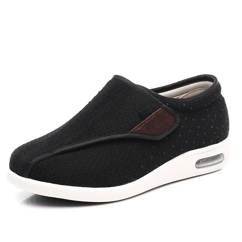 XIHAHA Casual Couple Orthopedics Wide Feet Swollen Shoes Thumb Eversion Adjusting Soft Comfortable Diabetic Shoe Walking Shoes