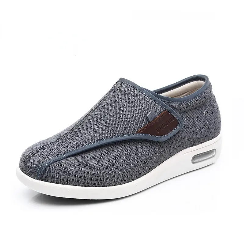 XIHAHA Casual Couple Orthopedics Wide Feet Swollen Shoes Thumb Eversion Adjusting Soft Comfortable Diabetic Shoe Walking Shoes