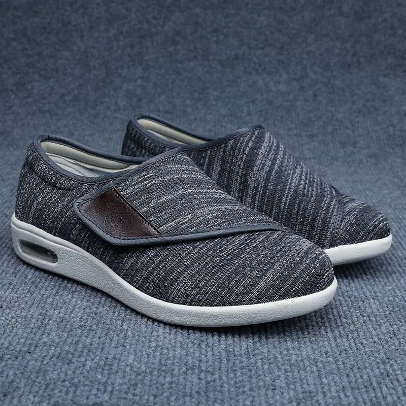 XIHAHA 2023 Casual Orthopedics Wide Feet Swollen Shoes Thumb Eversion Adjusting Soft Comfortable Diabetic Shoes Walking Shoes