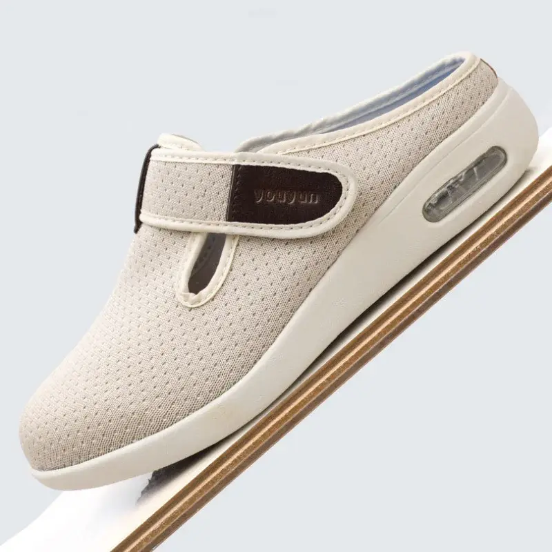 XIHAHA Sandals Casual Orthopedics Wide Feet Swollen Shoes Thumb Eversion Adjusting Soft Comfortable Diabetic Shoe Walking Shoes