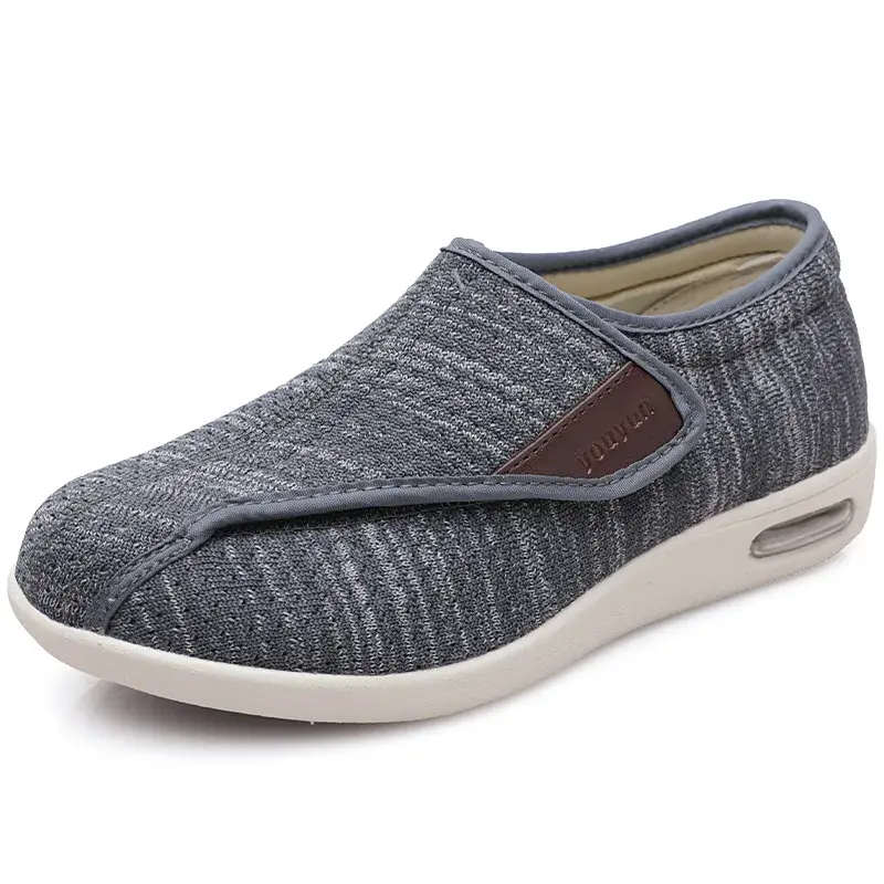 XIHAHA Casual Couple Orthopedics Wide Feet Swollen Shoes Thumb Eversion Adjusting Soft Comfortable Diabetic Shoe Walking Shoes