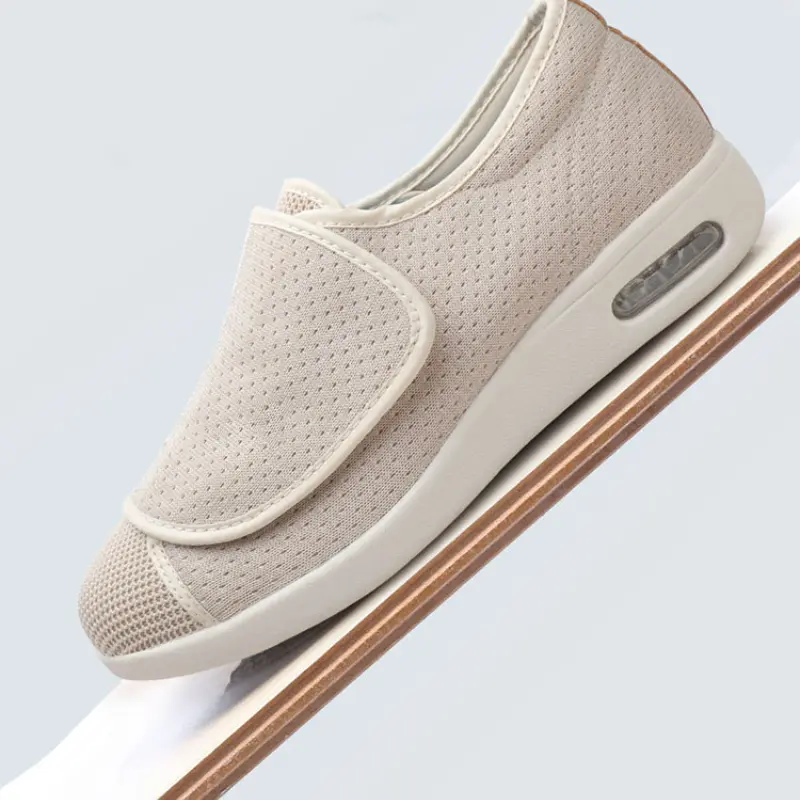 XIHAHA New Casual Orthopedics Wide Feet Swollen Shoes Thumb Eversion Adjusting Soft Comfortable Diabetic Shoes Walking Shoes