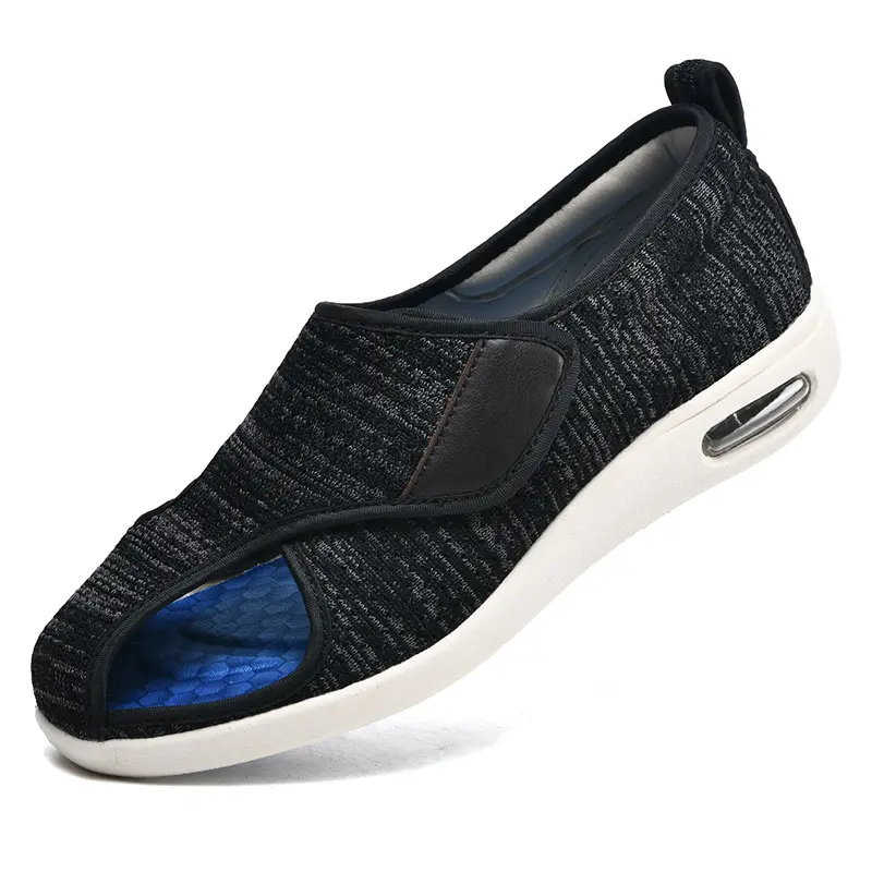 XIHAHA Sandals Mom Dad Shoes Orthopedics Wide Feet Swollen Shoe Thumb Eversion Adjusting Soft Comfortable Diabetic Shoe Sneakers