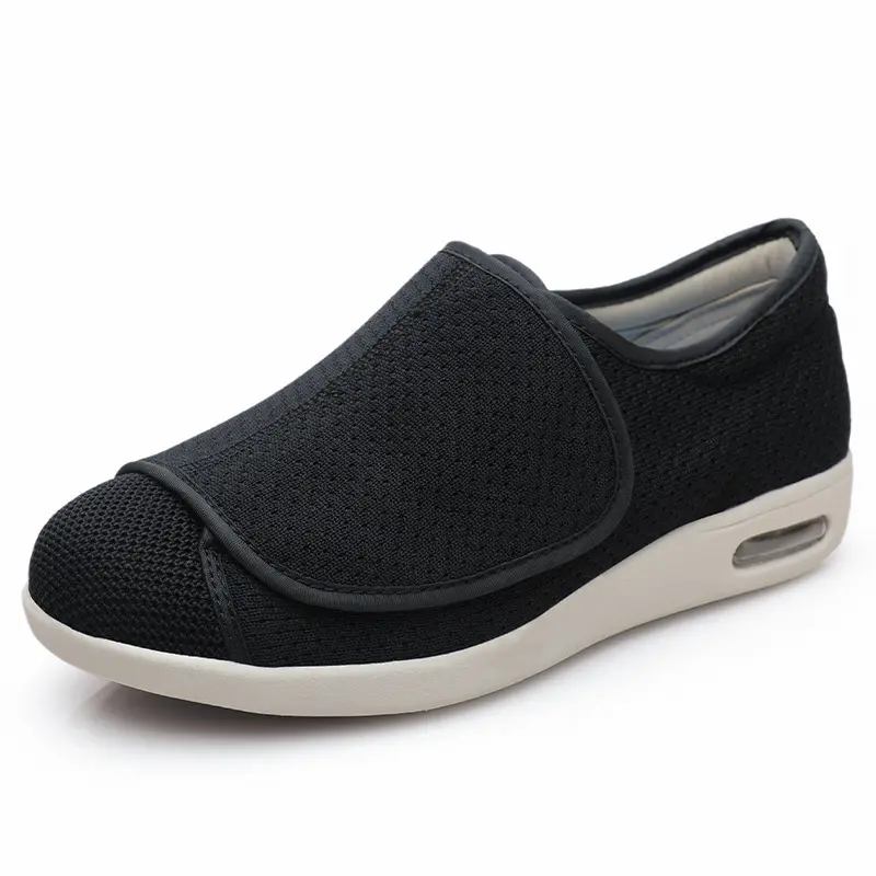 XIHAHA New Casual Orthopedics Wide Feet Swollen Shoes Thumb Eversion Adjusting Soft Comfortable Diabetic Shoes Walking Shoes