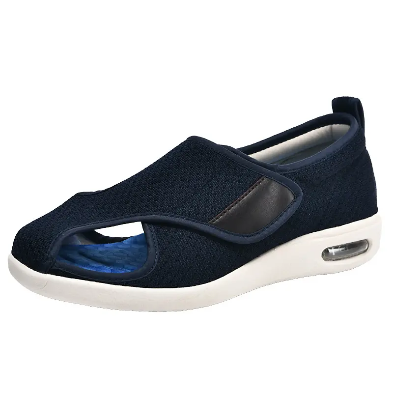 XIHAHA Sandals Mom Dad Shoes Orthopedics Wide Feet Swollen Shoe Thumb Eversion Adjusting Soft Comfortable Diabetic Shoe Sneakers