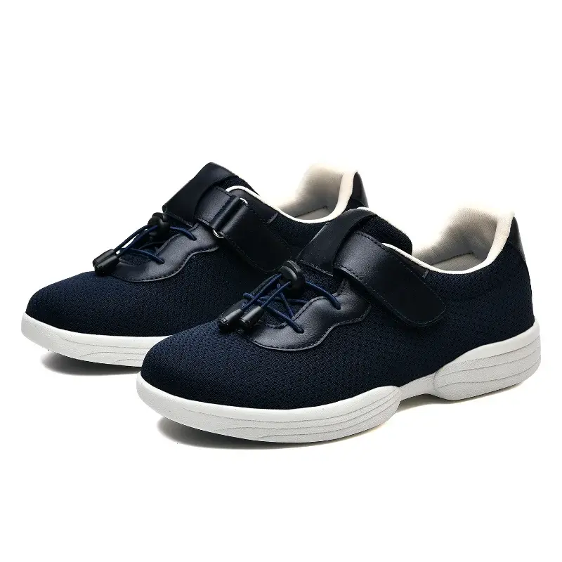 XIHAHA Fashion Men Women Shoe Orthopedics Wide Feet Swollen Shoes Walking Shoe Thumb Eversion Comfortable Diabetic Shoes Couple