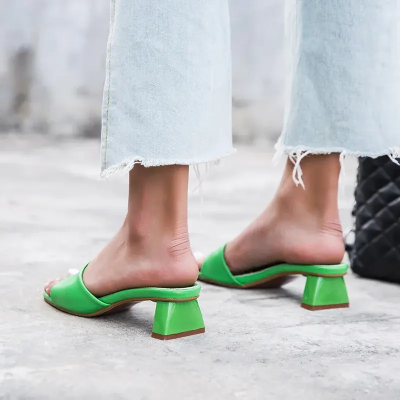 XIHAHA Women Brand Slippers Summer Outdoor Beach Flip Flop Open Toe Flat Woman Leisure Sandal Female Slides Girls Dance Shoe